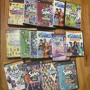 Sims Game CD collection